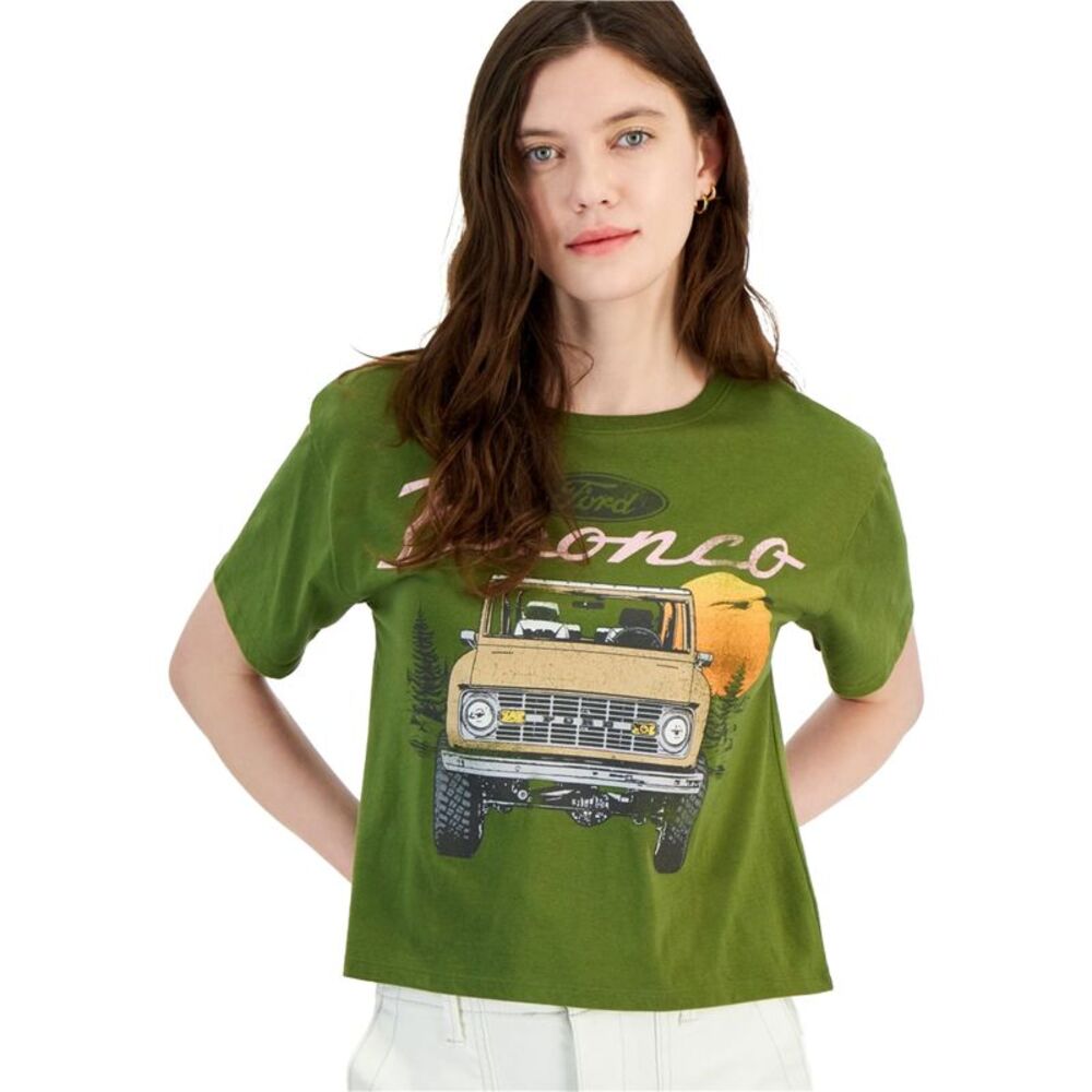 Hybrid Womens Ford Print Graphic T-Shirt, Multicoloured, Juniors, XL, DM